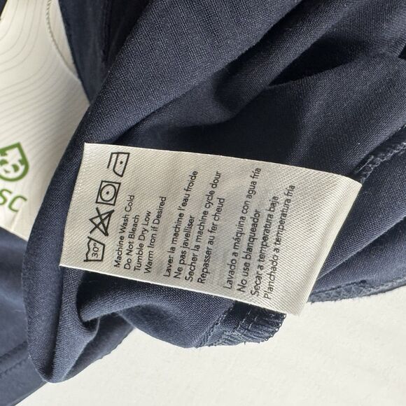 NWT Tasc Motion Tailored Fit Classic Navy Blue Chino Bamboo Pants Mens 36x34‎ - Picture 10 of 10